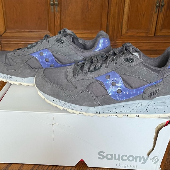 Saucony Men’s Shadow 5000 Black/Crystal, 8.5 - Picture 2 of 10